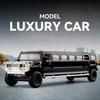 NEW 1/32 Hummer H2 Limousine Alloy Model Car Toy Diecasts Metal Casting Sound and Light Car Toys for Children Vehicle