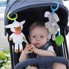 Baby Rattles Mobiles Cartoon Animal Bell Toy Newborn Baby Rattle Hanging Plush Lovely 0-24 Months Teether Toys Christmas Gift