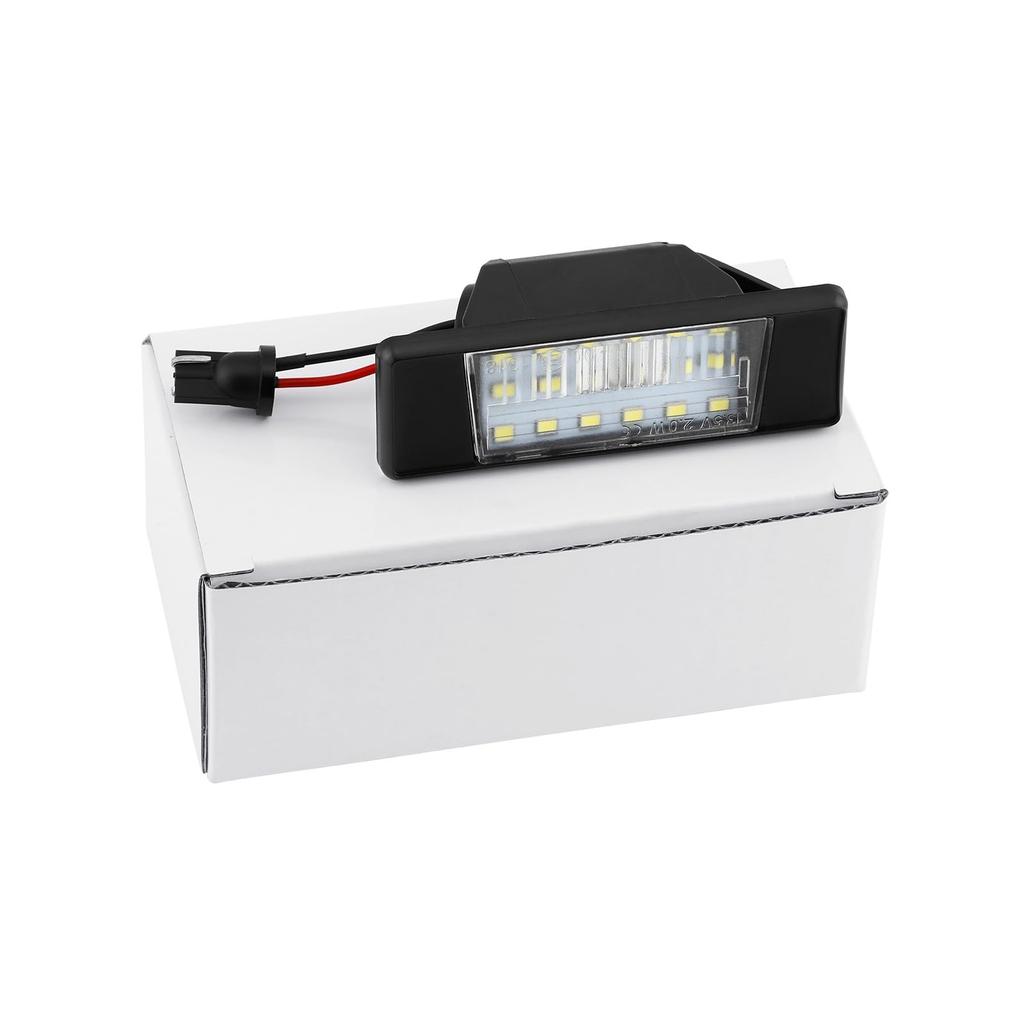 Futwod LED License Plate Light for Nissan X-Trail T31 Dualice J10 Juke F15 Qashqai