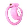 FRKO Pink ABS Resin Clitoral Pussy Male Chastity Cage Device With 4 Penis Rings Lockcock BDSM Sex Toys For Men Femboy 18+