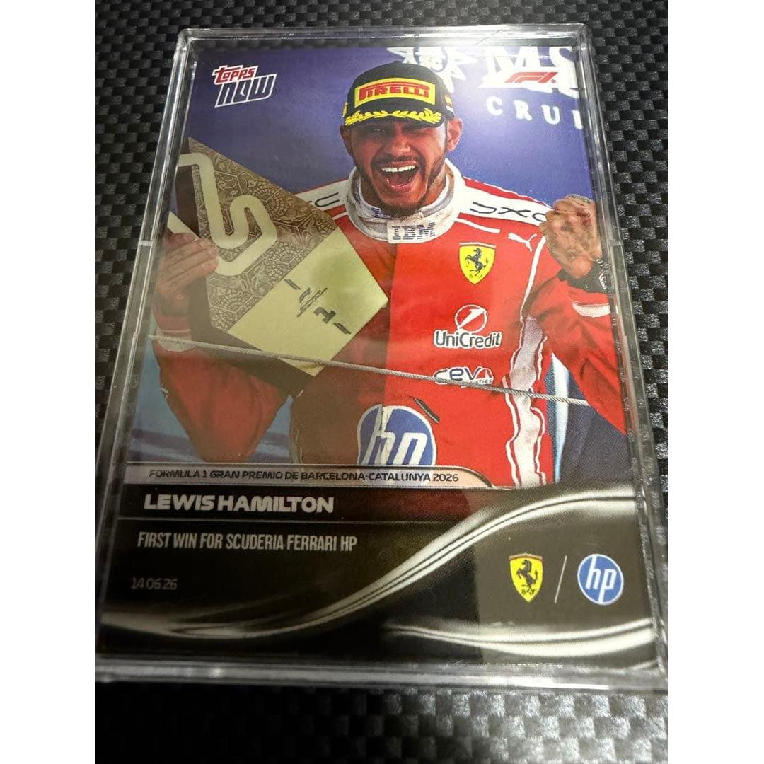Used F1 Topps Now Lewis Hamilton Ferrari s first victory