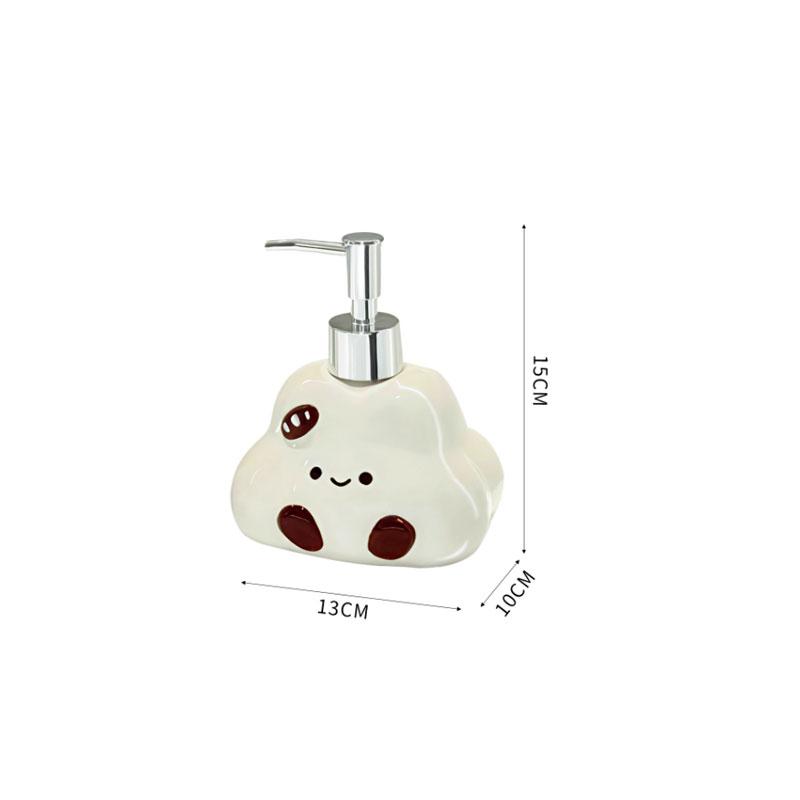 soap dispenser Cute ceramic lotion bottle press bottle hotel hand lotion bottle bathroom shower gel shampoo bathroom accessories