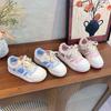 Youth Style Shoes Kids Lightweight Casual Sneakers Boys Girls Low Top Rubber Sole Breathable Synthetic Leather Shoes