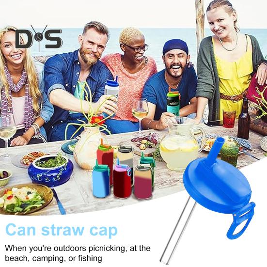 Capac cutie de sifon Capace cu paie pentru sifon Capace reutilizabile fără BPA Sigiliu etanș Garant de prospețime Soda Marker multifuncțional pentru conserva de bere suc Seltzer