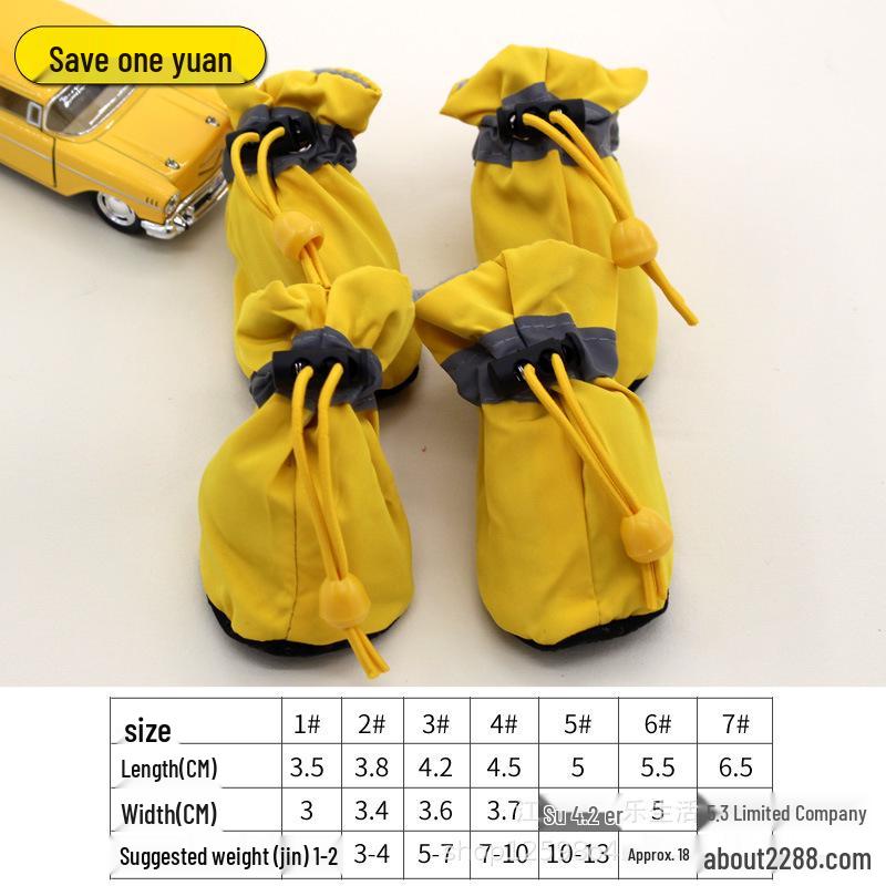Anti-Drop Soft Sole Dog Shoes for Small & Medium Dogs - Secure Fit for Spring & Autumn