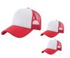 5-Panel Mesh Baseball Cap Trucker Hat Structured Plain Design Cotton Adjustable Size Mesh Trucker Hat for Men and Women