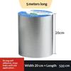 5M Super Klebriges Aluminiumfolien-Butylkautschuk-Band Temperaturbeständig Wasserdicht Dachrohr Leckstopper Riss Kanal Reparaturband