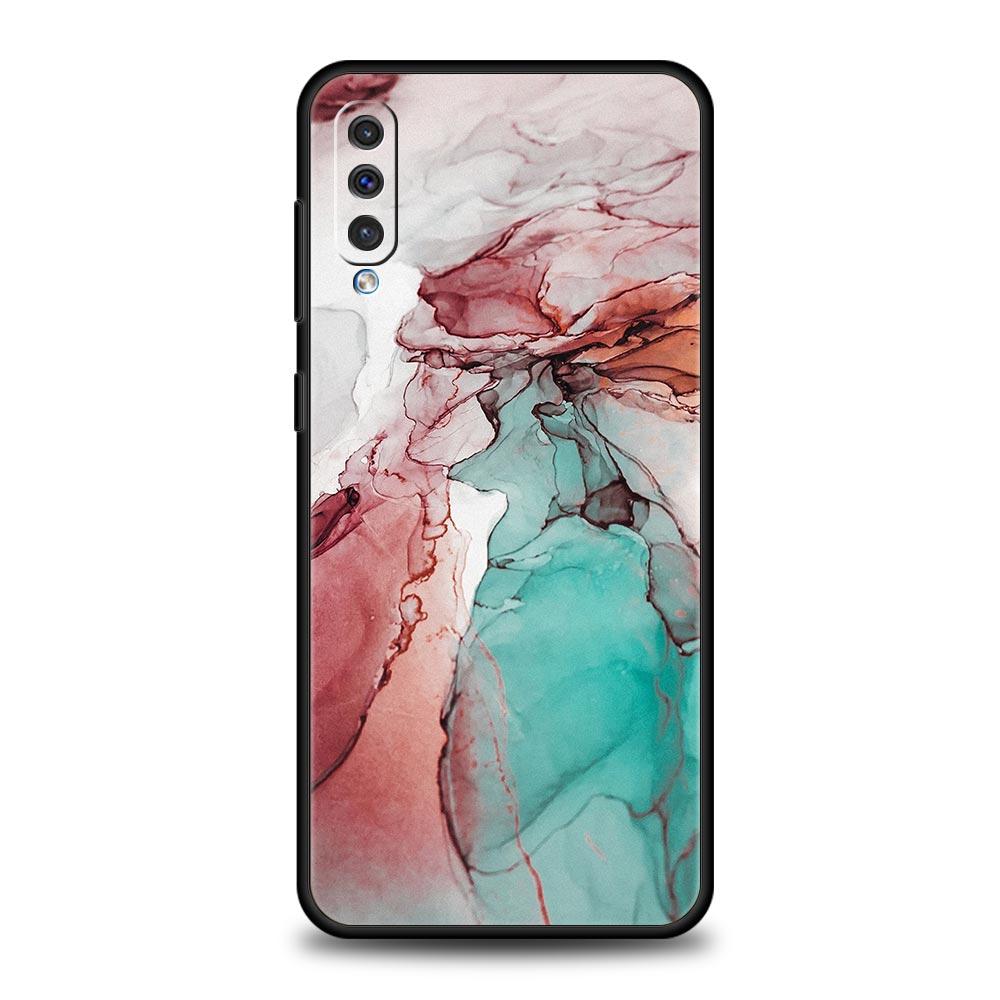 Vintage Marmor Handyhülle für Samsung Galaxy A56 A36 A26 A16 A34 A24 A42 A22 A20 A12 A40 A30 A10 5G Weiche TPU Hülle Fundas