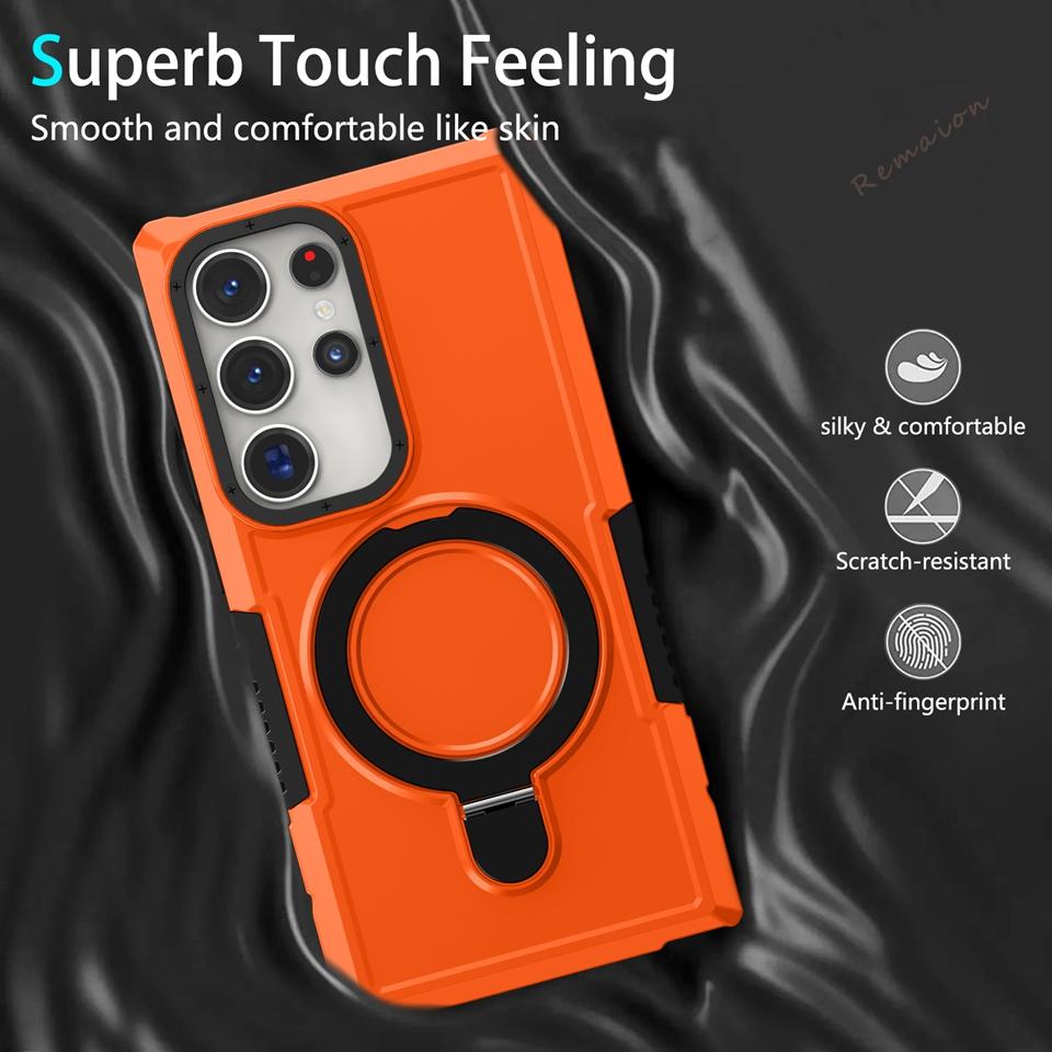 Shockproof Magnetic Case for Samsung Galaxy S24 S22 S23 S25 S26 FE Ultra Plus S26 S25 S24 Ultra A55 5G Magsafe Protector Cover