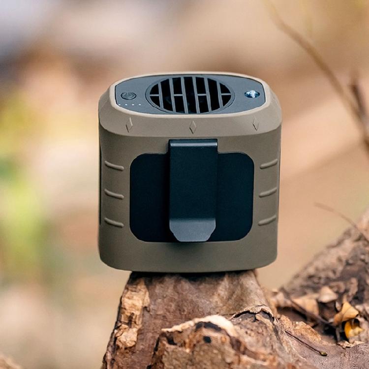 3 Speed Adjustable 8000mAh Waist Fan Portable Rechargeable Wearable Cooling Fan with Night Light and Power Function