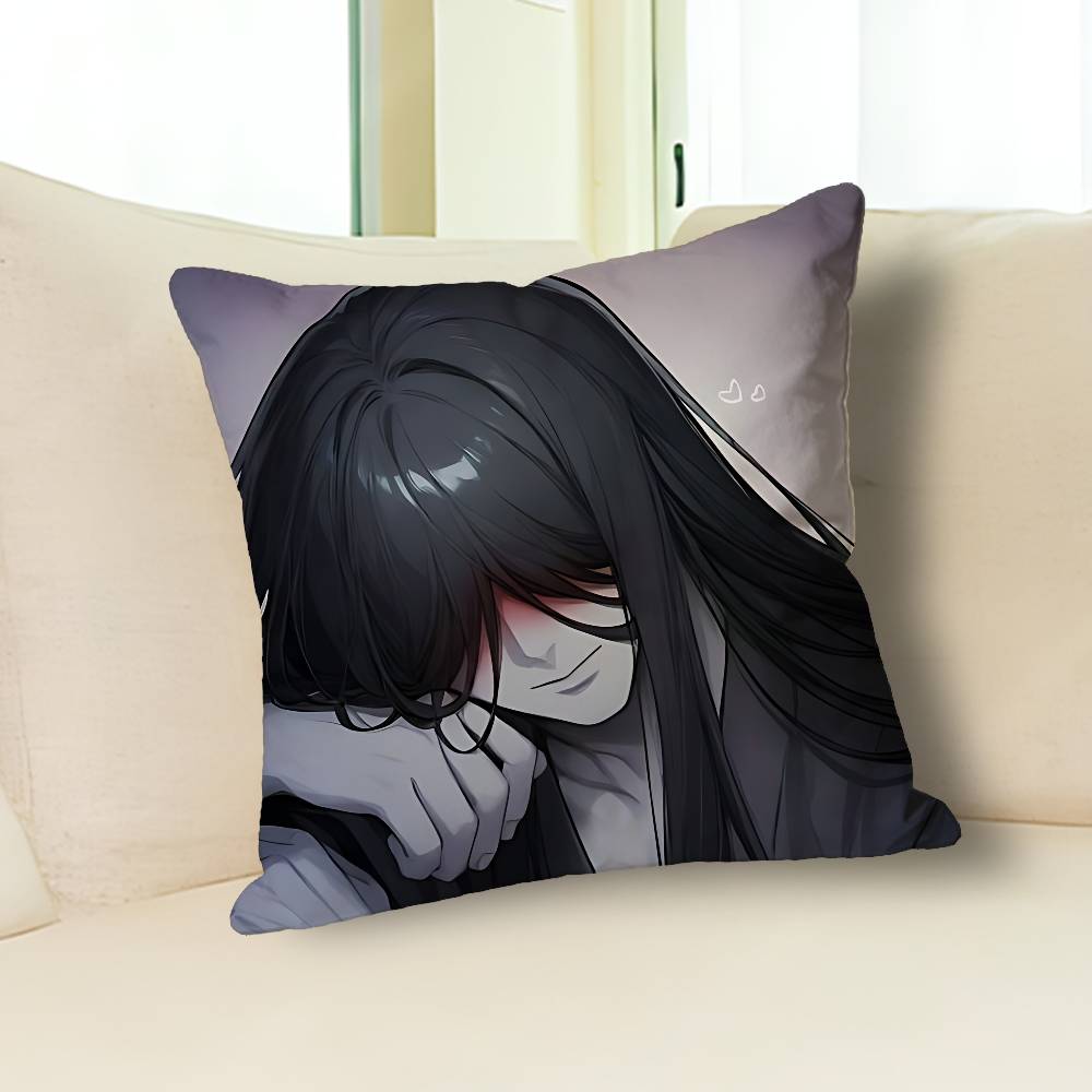 H-Homiciphers Mr C-Crawling Pillow Cases for Bedroom Living Room Sofa Home Decor Polyester Cushion Cover with Zipper