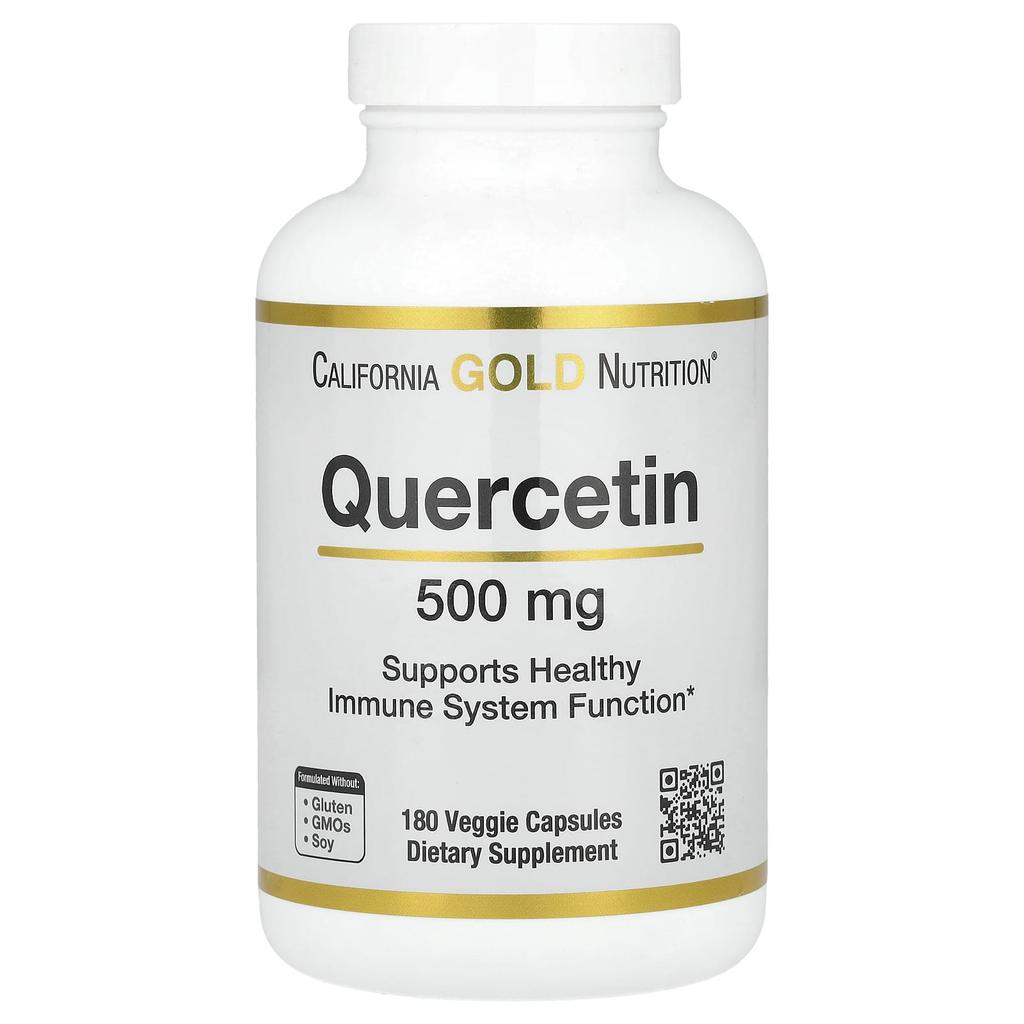 Quercetin, 500Mg, 180 Veggie Caps