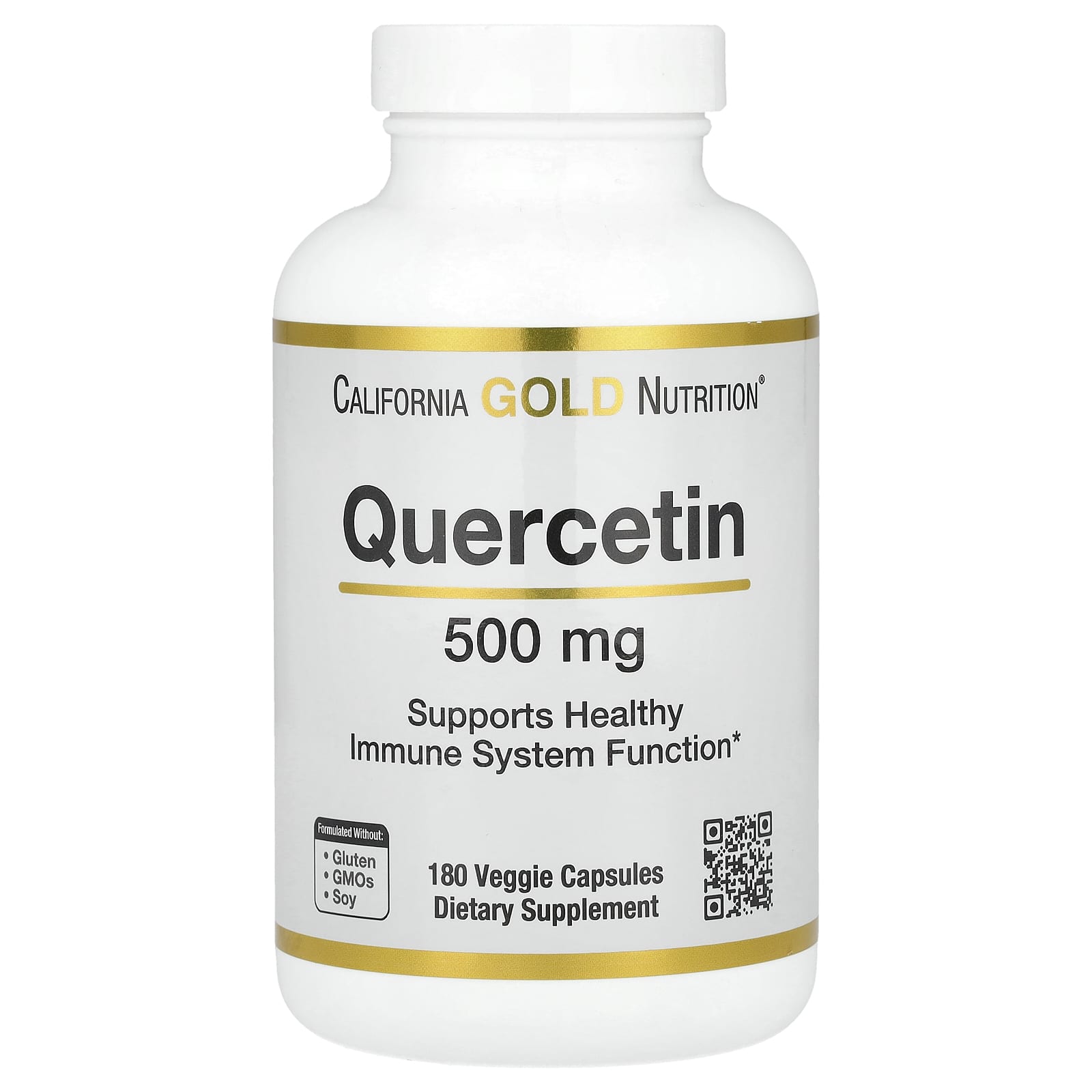 

Quercetin, 500Mg, 180 Veggie Caps