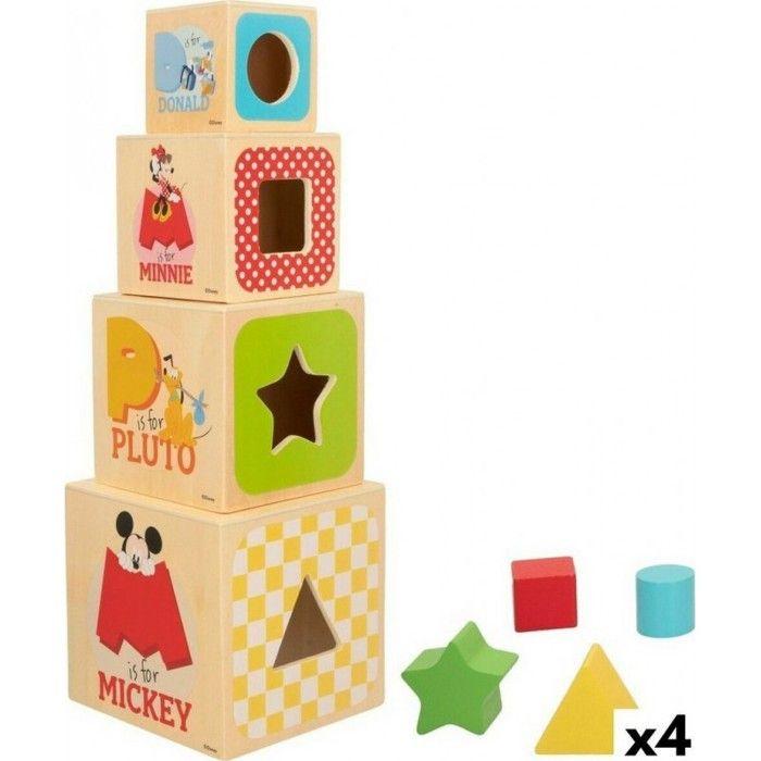 Disney Stohovatelné kostky 12,2 X 12,2 X 12,2 Cm 8 kusů 4 jednotky