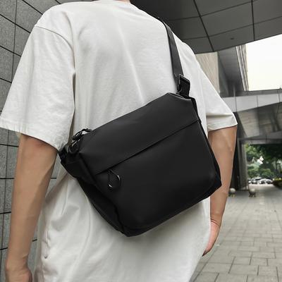 Sac bandoulière pour homme, bandoulière réglable, fermeture éclair, sac bandoulière vintage, sac de postier