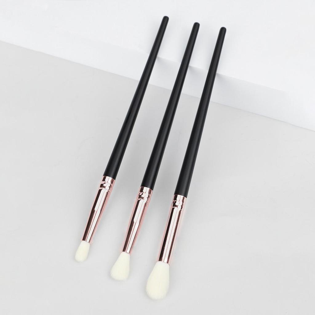 3-teiliges Lidschattenpinsel-Set aus Kunstwolle: Augen Make-up Werkzeuge zum Verblenden
