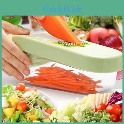 Multifuntional Vegetable Chopper With Stainless Steel Blades For Home Cooking And Meal Prep