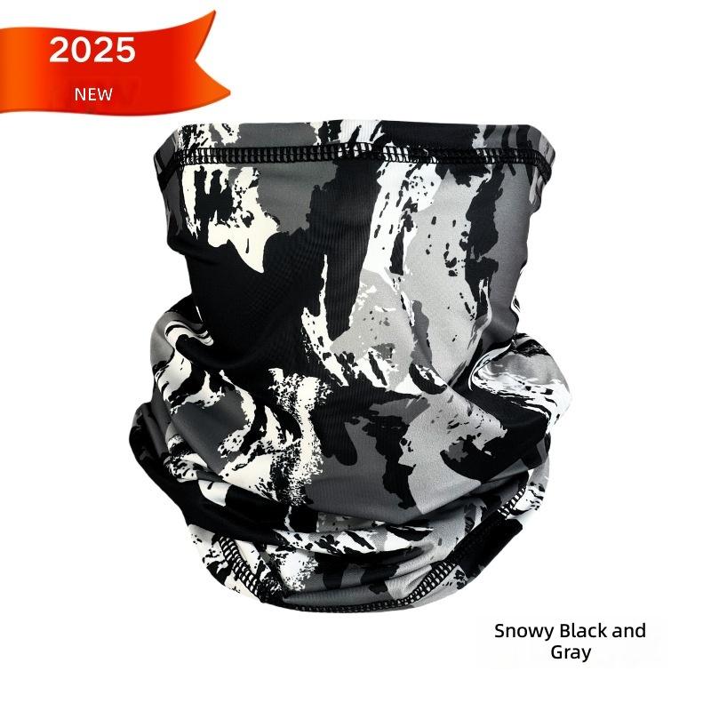 Polyester Ice Silk Cycling Mask Sunscreen Outdoor Sports Scarf & Face Towel for Men Women