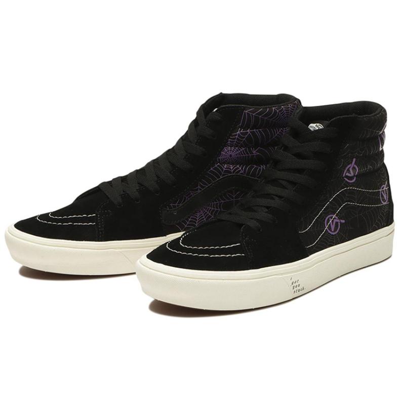 Vans SK8 HI Comfycush Spider Black Purple Vans VN0A3WMB4CJ