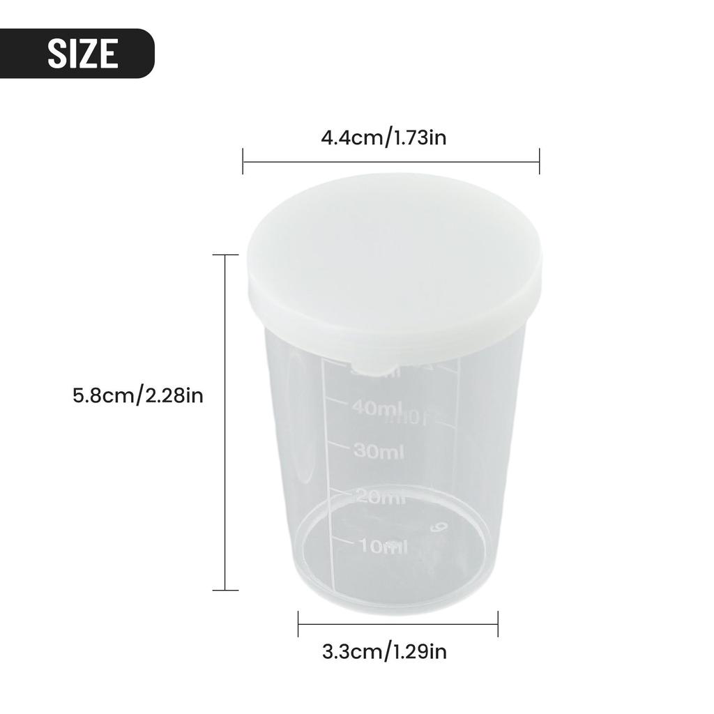 Measuring Cup 10pcs 50ML Transparent With Graduated