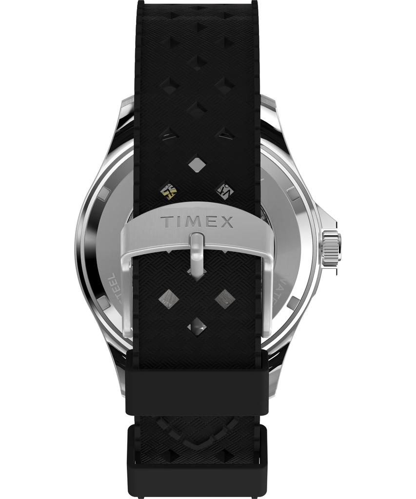 NAVI Automatické 10 ATM Voděodolné Minerální Černé [TIMEX] Hodinky, Samonatahovací, Odolné, Sklíčko, Ciferník, TW2Y15100, Pánské [Autentické]