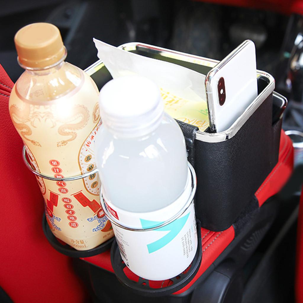Aufbewahrungsbox für die Armlehne des Autos, Getränkehalter, Auto-Armlehnen-Organizer, Taschentuch-Aufbewahrungsbox, multifunktionale Universal-Autobox