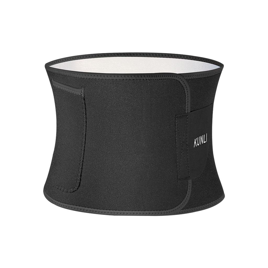 Sports Belt Sweat Belt Silver Ion Coating Fat Reduction Abdominal Tightening Waist Region Ergonomic Support Protection Yoga Running Walking