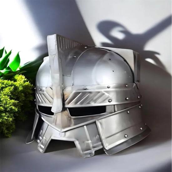 Moria Dwarves Helmet Lord of the Rings Cosplay, Medieval Fantasy Armor, LARP Collector's Replica