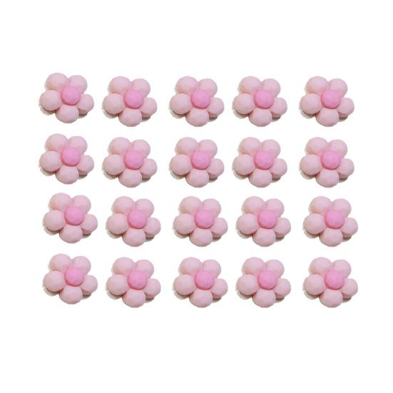 

Изысканные украшения для ногтей Яркая цветная смола Легко наносится розовый