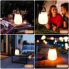 Solar Camping Lantern Outdoor Waterproof Landscape Decoration Light 8 Color Changing LED Light