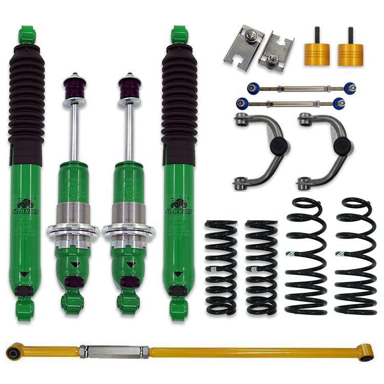 Compatible with Tudda Modified Lift Shock Absorber Spring, Strengthened Upper Control Arm, Thrust Rod, 2-Inch Lift Kit