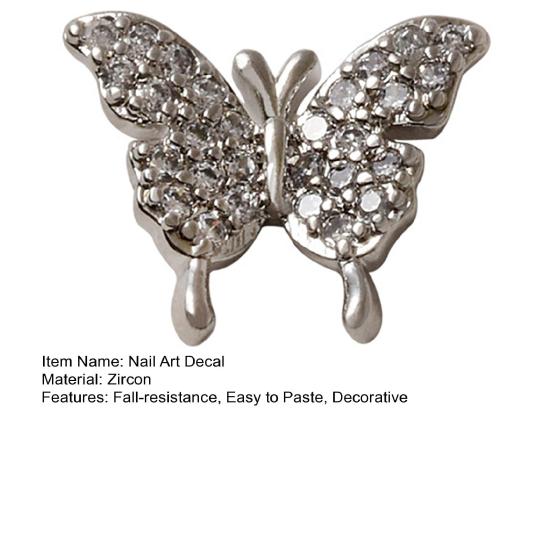 Snygga nagelkonstdekorer Lätt att klistra in 3D-effekt manikyrdesign