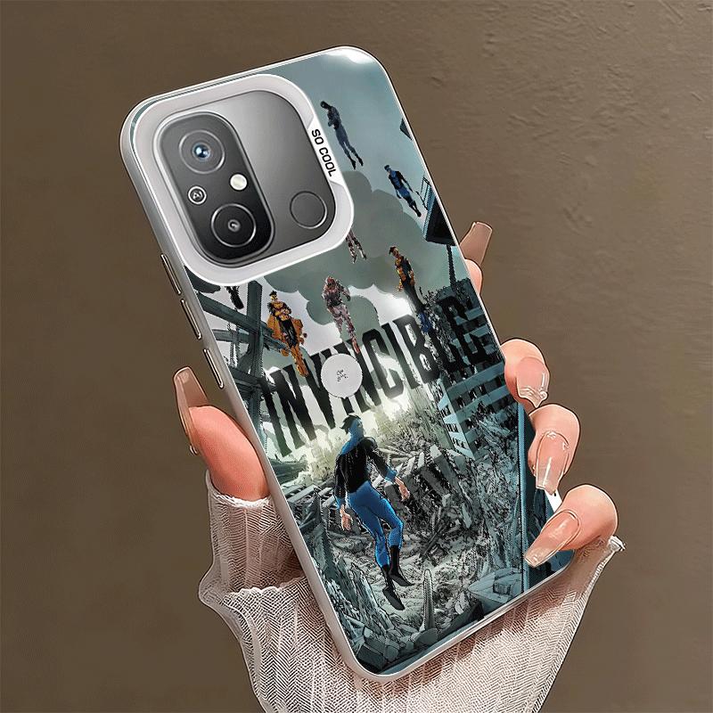 I-Invincible Anime Shockproof Phone Case for Xiaomi Poco X7 X6 X5 X3 Pro F7 Ultra M8 Redmi 15C 15 14C 13C 12C 10C 13 12 10