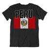 Flagge T-Shirt Peru Mode Länder Souvenir Geschenk T-Shirt Stolz Logo