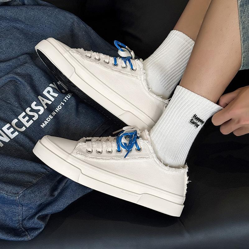 C canvas shoes high-end thin pull casual shoes new low-top niche trendy shoes