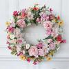 Artificial Flower Wreath Easter Valentines Day Decor Hotel Restaurant Door Hanging Decoration