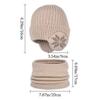 3Pcs Set Warm Winter Hat Scarf Gloves Set Fleece Lined Winter Accessories Set  Children