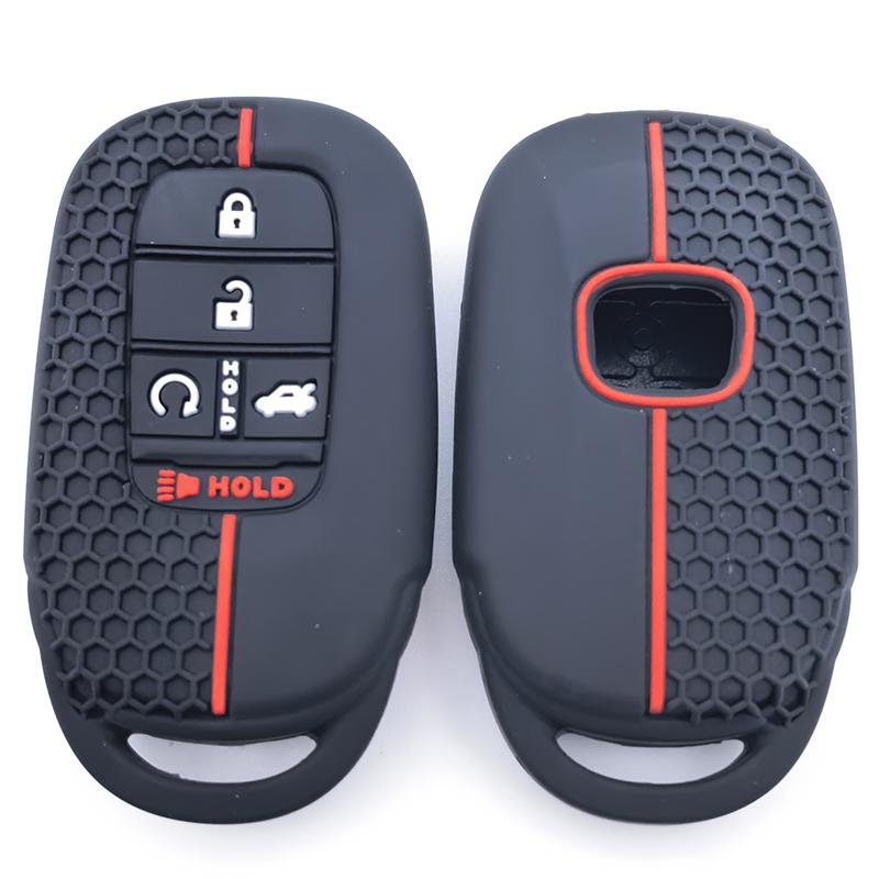 Per Honda Accord Civic Hr-V Cr-V Pilot Sport Si Ex Ex-L Custodia in Silicone per Chiave Auto Copertura Guscio Portachiavi Accessori