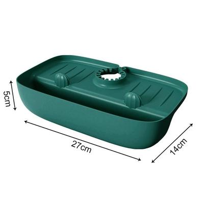 Silikon-Küchenarmatur-Matte, Waschbecken-Spritzschutz, Abfluss-Pad, Badezimmer-Arbeitsplattenschutz, Shampoo-Seifenspender, schnell trocknendes Tablett
