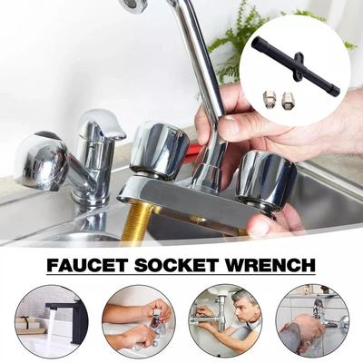 Klucz do kranu Klucz nasadowy do kranu Wygodny uchwyt Wydajny i wygodny Ergonomiczny design Bardzo długa konstrukcja