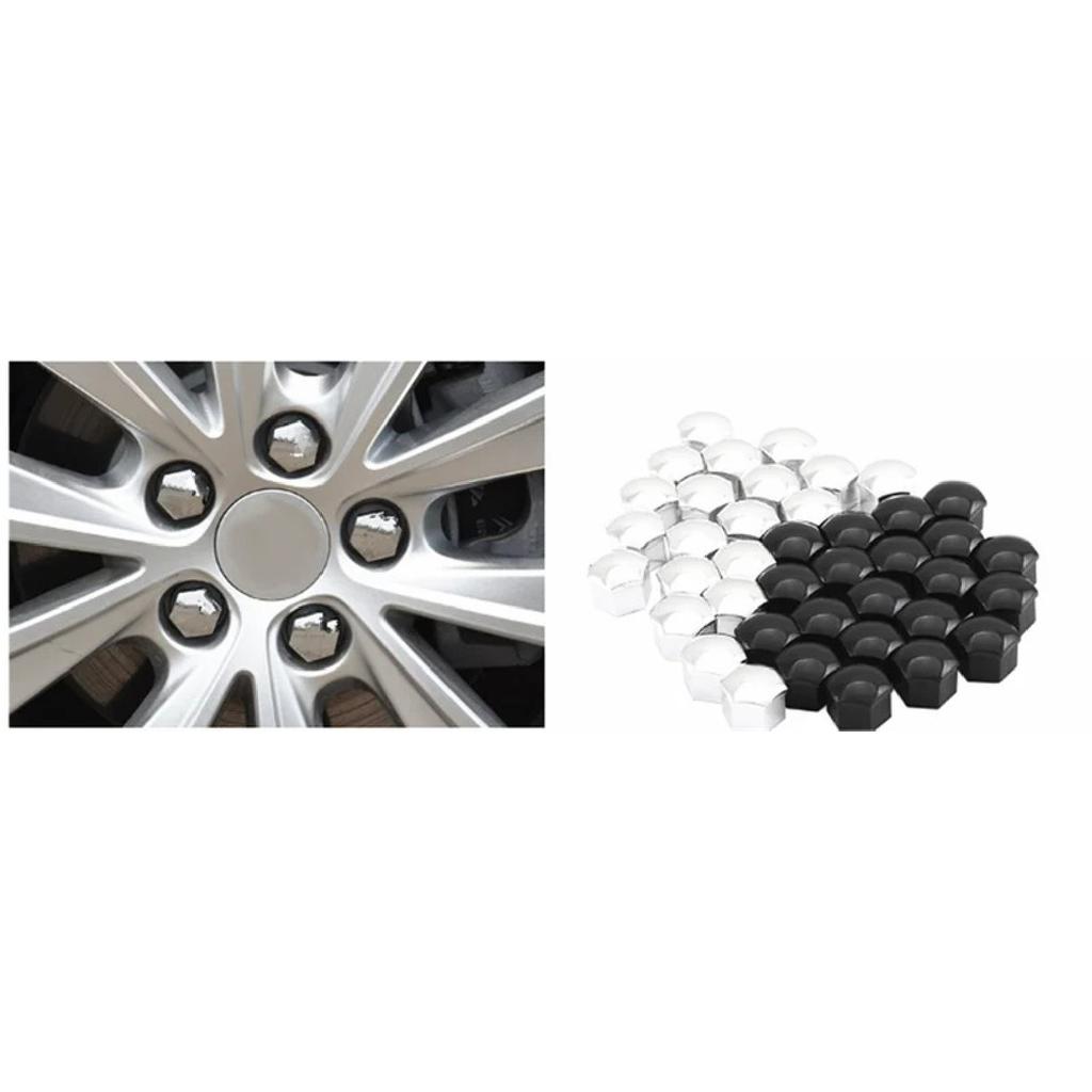 Auto Shape 20pcs Car Wheel Cover Screw Protector Nut Dustproof 17 19MM for Ford SVT Reflex Freestar F150 Crown BF 4-Trac