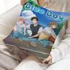 Blue Box Anime Maple Design Cushion Cover Happy Autumn Harvest decor Holiday Decorati Pillow Cover