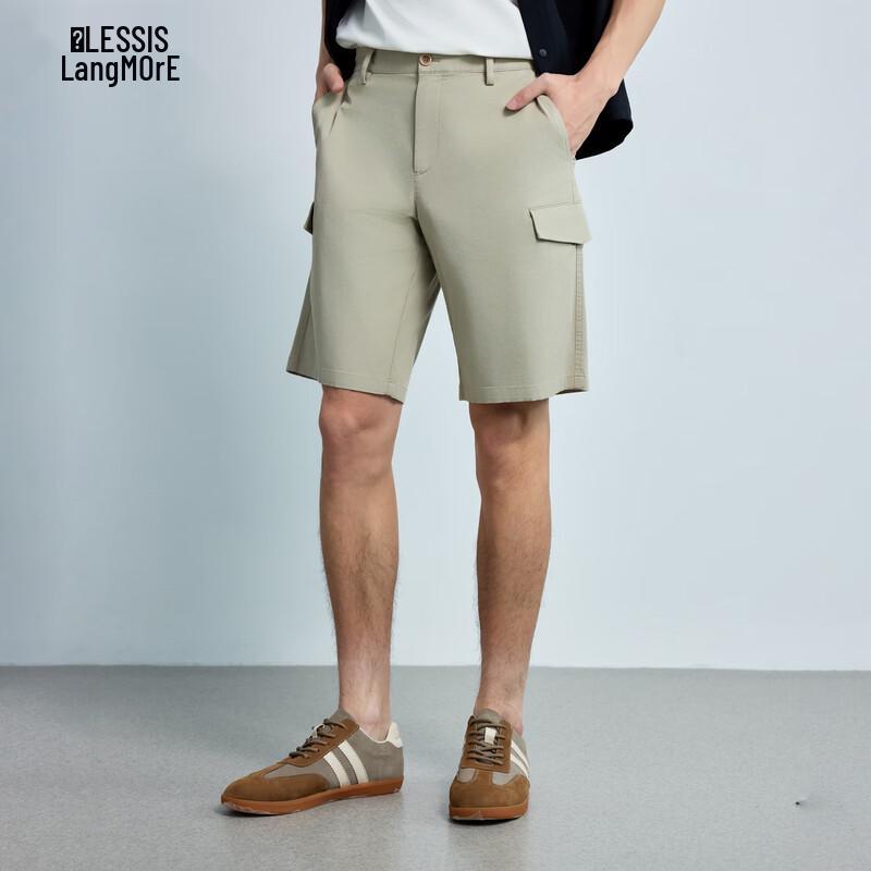 Lilang Men s Slim-Fit Breathable Denim Shorts 80