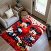 Mickey Minnie's Valentine Floor Rug Office Rug Suitable for Living Rooms Bedrooms Foyer Study room Antislip Carpet Anime Office Decor