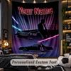 Personalized Wall Tapestry,Kendrick Lamar Custom Printed Name, Fabric Wall Art For Indoor Room Backdrop