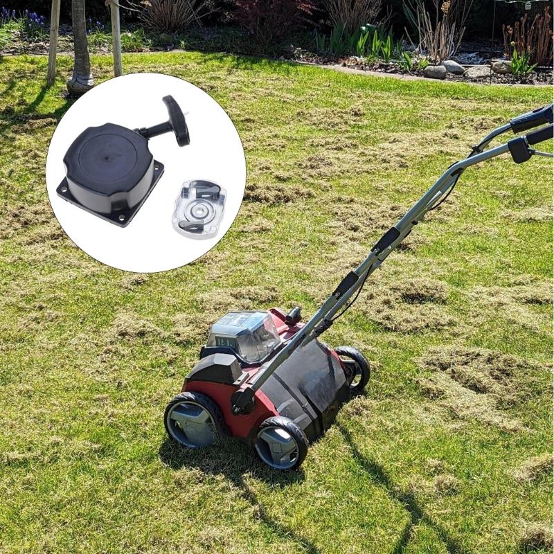 Universal Engine Recoil Starter For 43CC 49CC Garden Tool Heavy Duty Nylon Material 67mm Mounting Holes Easy Assembly