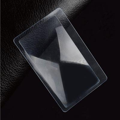 3X Made Of Plastics For Reading Newspaper Book Credit Card Shape Magnifiers Magnifying Glass Fresnel Lens Loupe