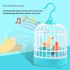 Douyin Electric Voice-Activated Bird & Puppy Cage Toy for Kids - Simulated Calls Outdoor Play Light