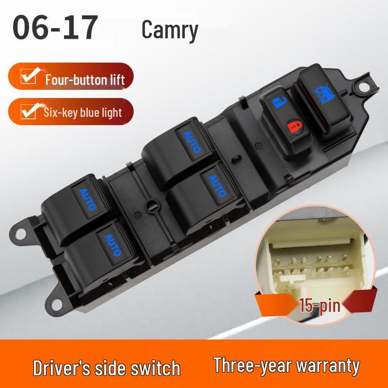 

Перемикач вікна водія Toyota Camry - Передній лівий блок кнопок No Door Disassembly Needed