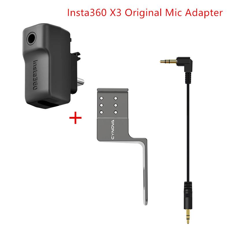 Neviditelný mikrofonní cold shoe pro Insta360 X4 / X3 / ONE X2 Mikrofonní adaptér pro RØDE Wireless GO Příslušenství pro kameru Pro Insta 360 X4 X3 X2